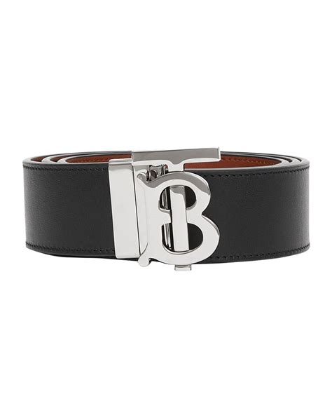 burberry plaque buckle leather belt|Reversible Leather TB Belt in Black/tan .